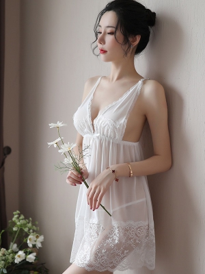 Váy ngủ sexy DN546 - trắng