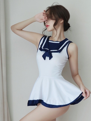 Đầm ngủ cosplay thủy thủ gợi cảm DN640